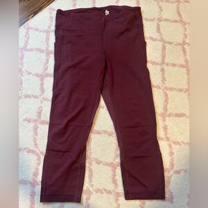 lululemon athletica Burgundy Leggings